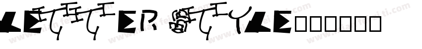 LETTER STYLE字体转换
